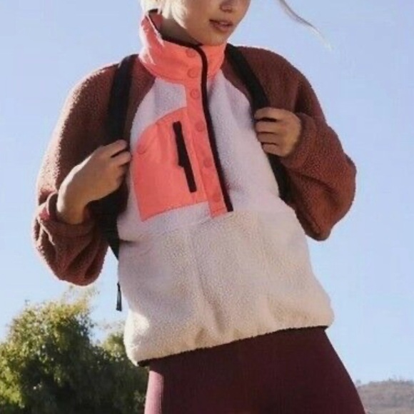 NWOT Free People Movement Rocky Ridge Fleece Jacket - Picture 2 of 2